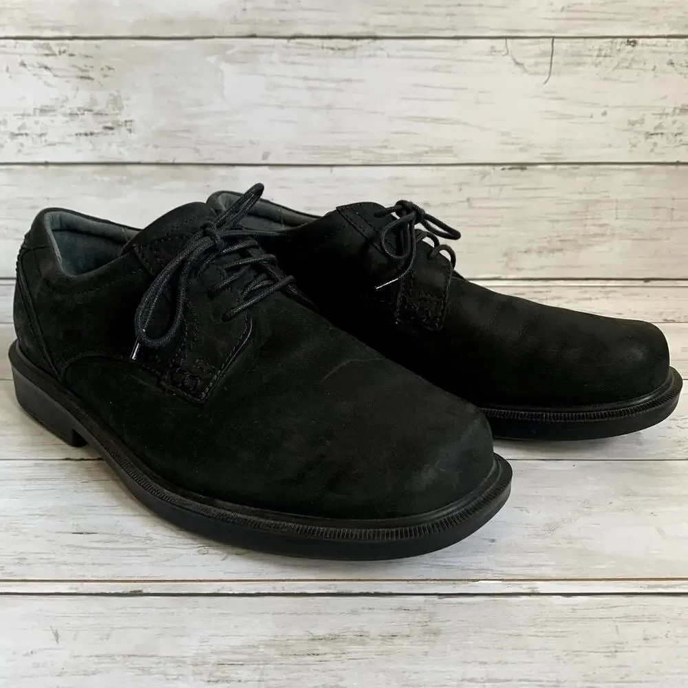 SAS‎ Men's Aden Genuine Leather Lace Up Oxford Shoes in Black